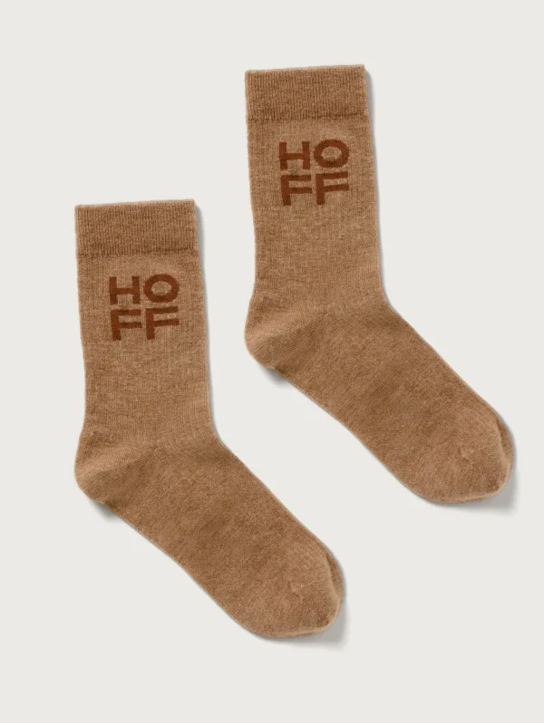 Herren HOFF TAUPEFARBENE KASCHMIR-SOCKEN